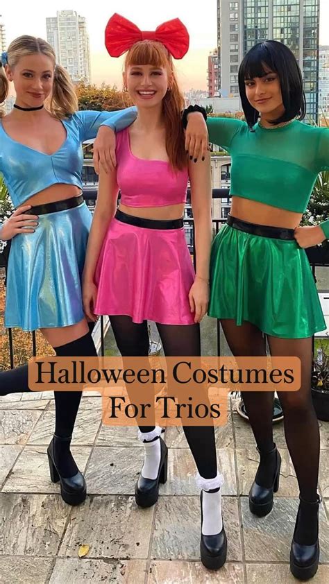 halloween costumes trios|trio halloween costumes female.